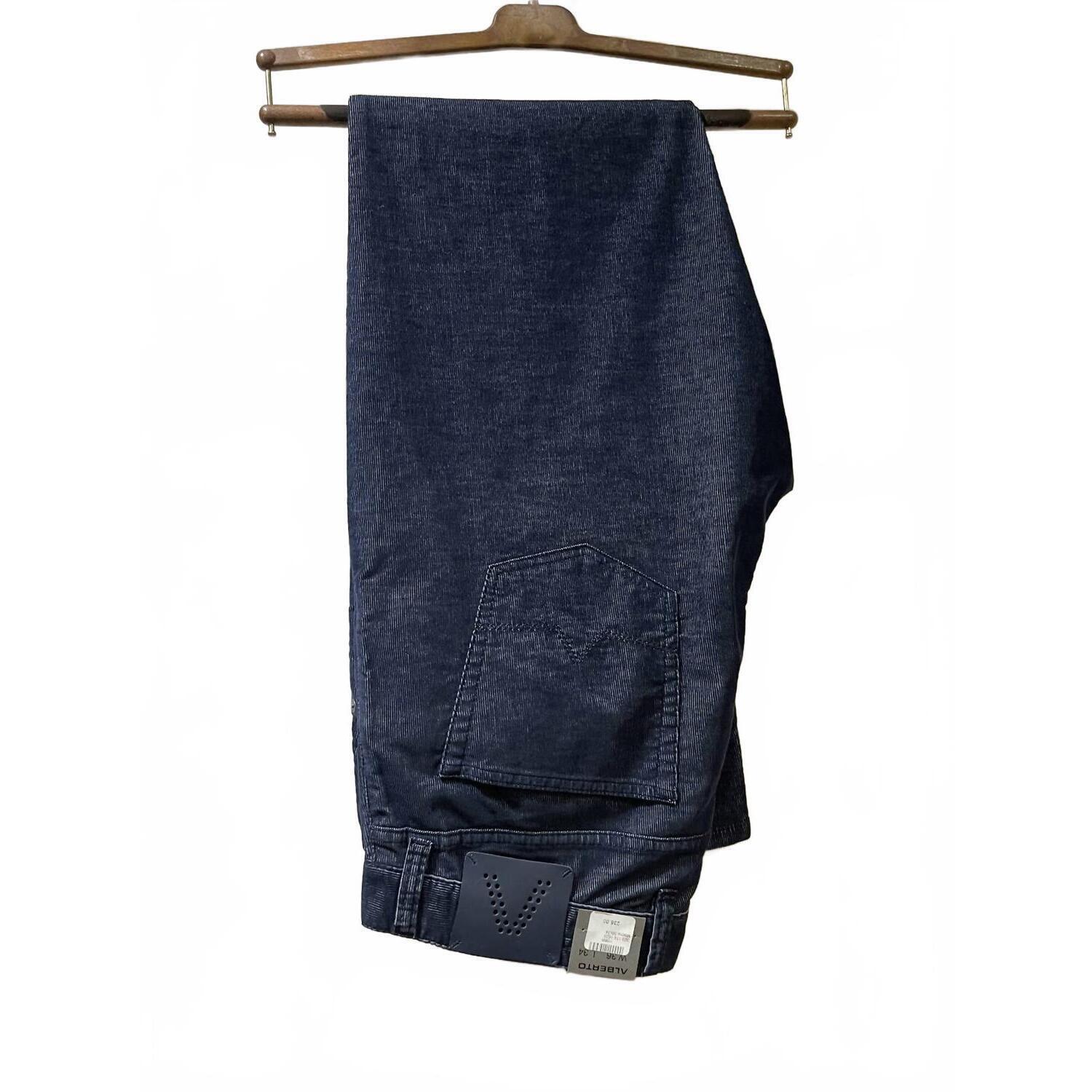 New Alberto Men's Corduroy Jeans In Stone